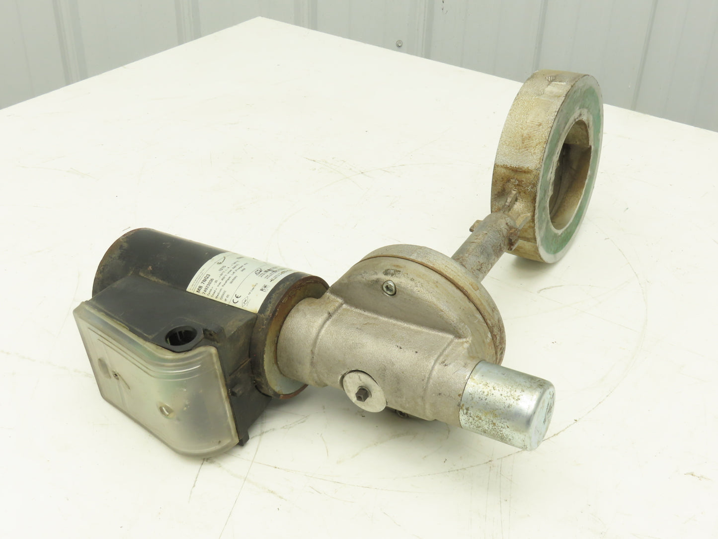 Krom Schroder MB 7NQ3  4" Wafer Butterfly Valve w/Solenoid Actuator 120VAC DN100