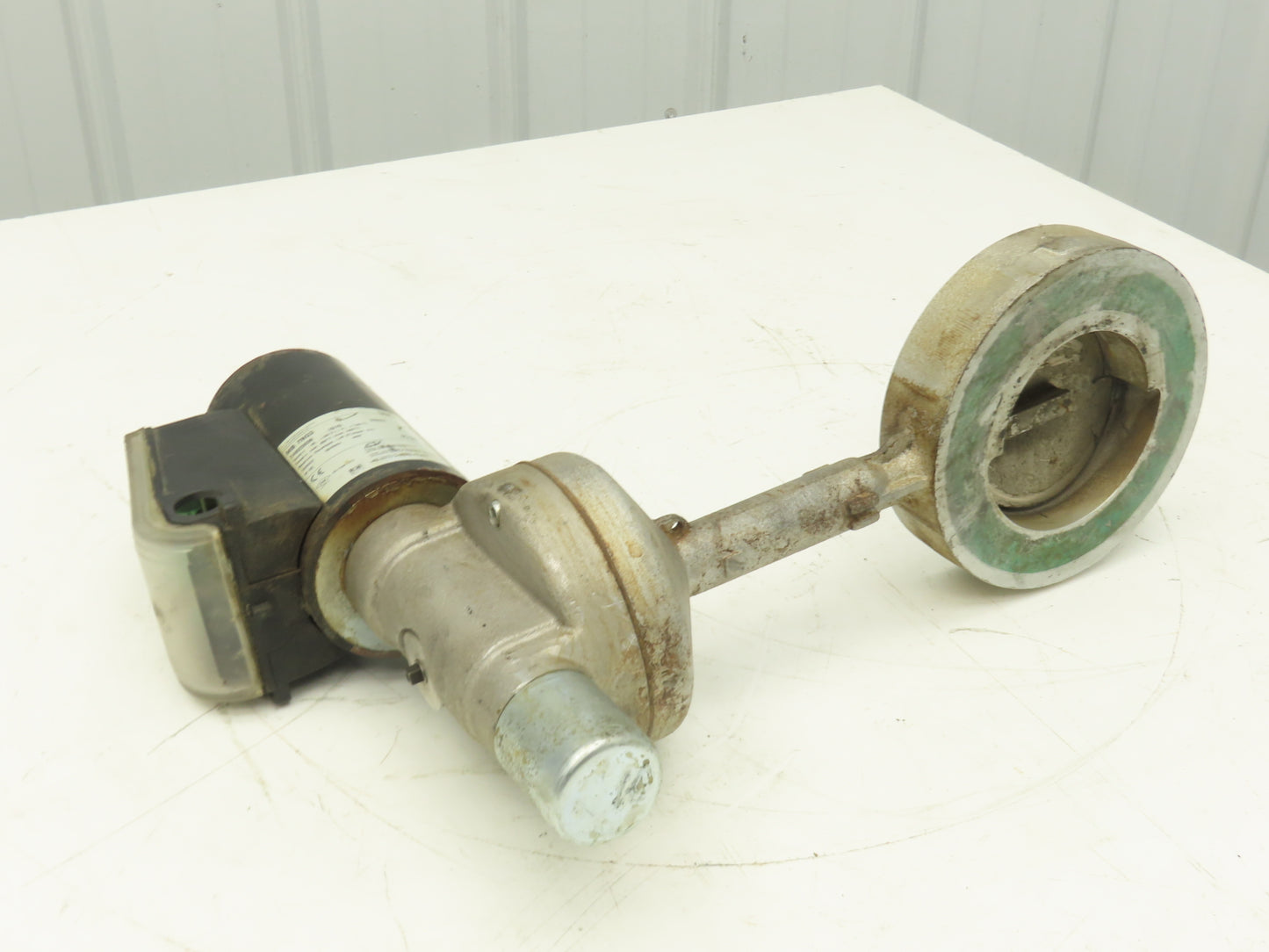 Krom Schroder MB 7NQ3  4" Wafer Butterfly Valve w/Solenoid Actuator 120VAC DN100