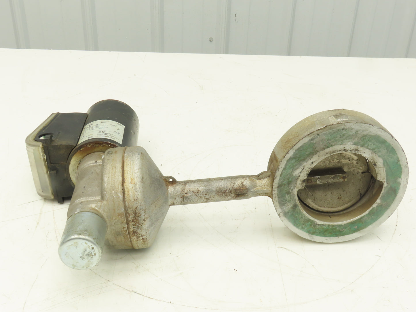 Krom Schroder MB 7NQ3  4" Wafer Butterfly Valve w/Solenoid Actuator 120VAC DN100