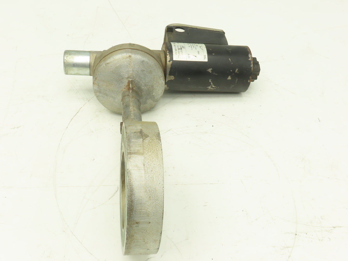 Krom Schroder MB 7NQ3  4" Wafer Butterfly Valve w/Solenoid Actuator 120VAC DN100