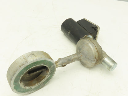 Krom Schroder MB 7NQ3  4" Wafer Butterfly Valve w/Solenoid Actuator 120VAC DN100