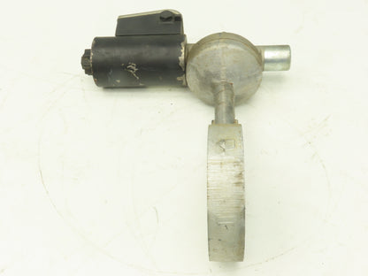 Krom Schroder MB 7NQ3  4" Wafer Butterfly Valve w/Solenoid Actuator 120VAC DN100