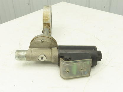 Krom Schroder MB 7NQ3  4" Wafer Butterfly Valve w/Solenoid Actuator 120VAC DN100