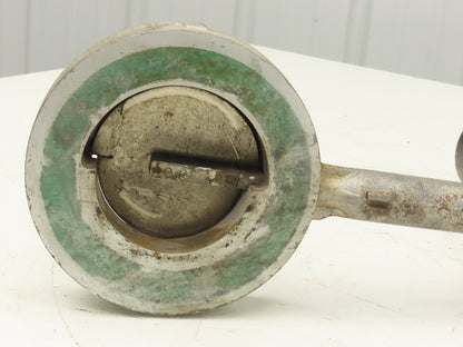 Krom Schroder MB 7NQ3  4" Wafer Butterfly Valve w/Solenoid Actuator 120VAC DN100