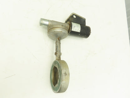 Krom Schroder MB 7NQ3  4" Wafer Butterfly Valve w/Solenoid Actuator 120VAC DN100