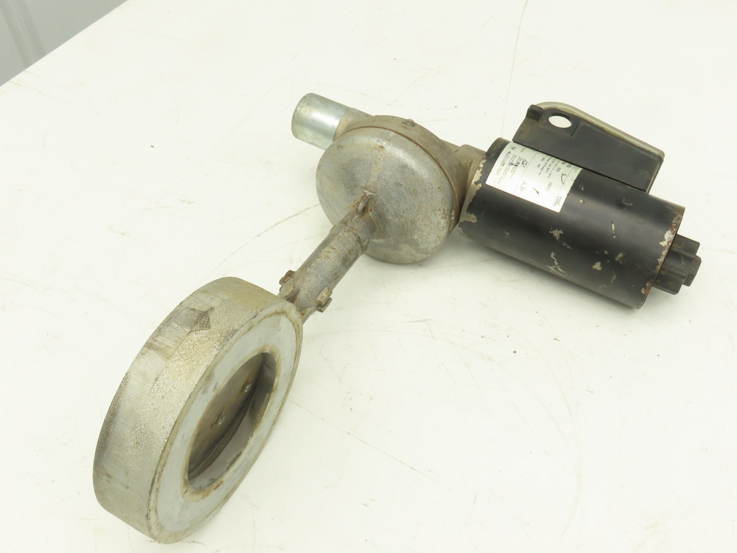 Krom Schroder MB 7NQ3  4" Wafer Butterfly Valve w/Solenoid Actuator 120VAC DN100