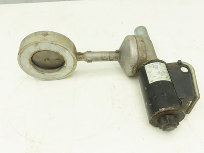 Krom Schroder MB 7NQ3  4" Wafer Butterfly Valve w/Solenoid Actuator 120VAC DN100