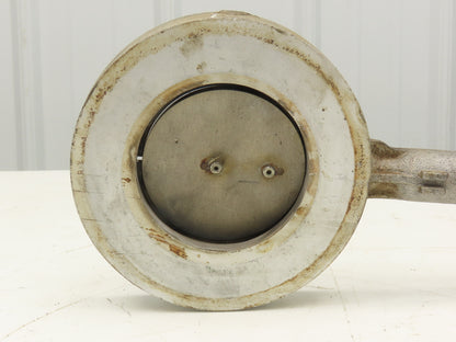 Krom Schroder MB 7NQ3  4" Wafer Butterfly Valve w/Solenoid Actuator 120VAC DN100