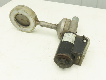 Krom Schroder MB 7NQ3  4" Wafer Butterfly Valve w/Solenoid Actuator 120VAC DN100