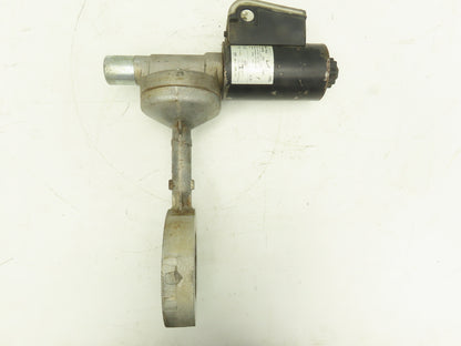 Krom Schroder MB 7NQ3  4" Wafer Butterfly Valve w/Solenoid Actuator 120VAC DN100