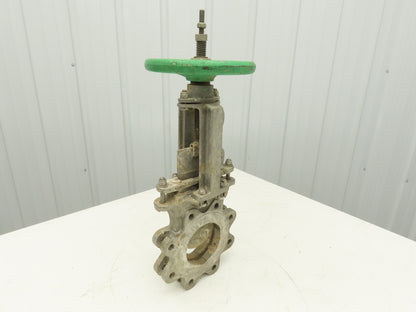 Tyco Rovalve S17D04-MH-X 4" Stainless Knife Gate Valve Rising Stem 150 PSI