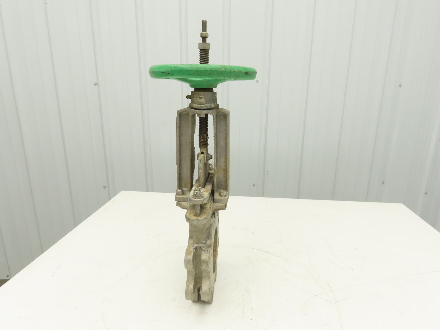 Tyco Rovalve S17D04-MH-X 4" Stainless Knife Gate Valve Rising Stem 150 PSI