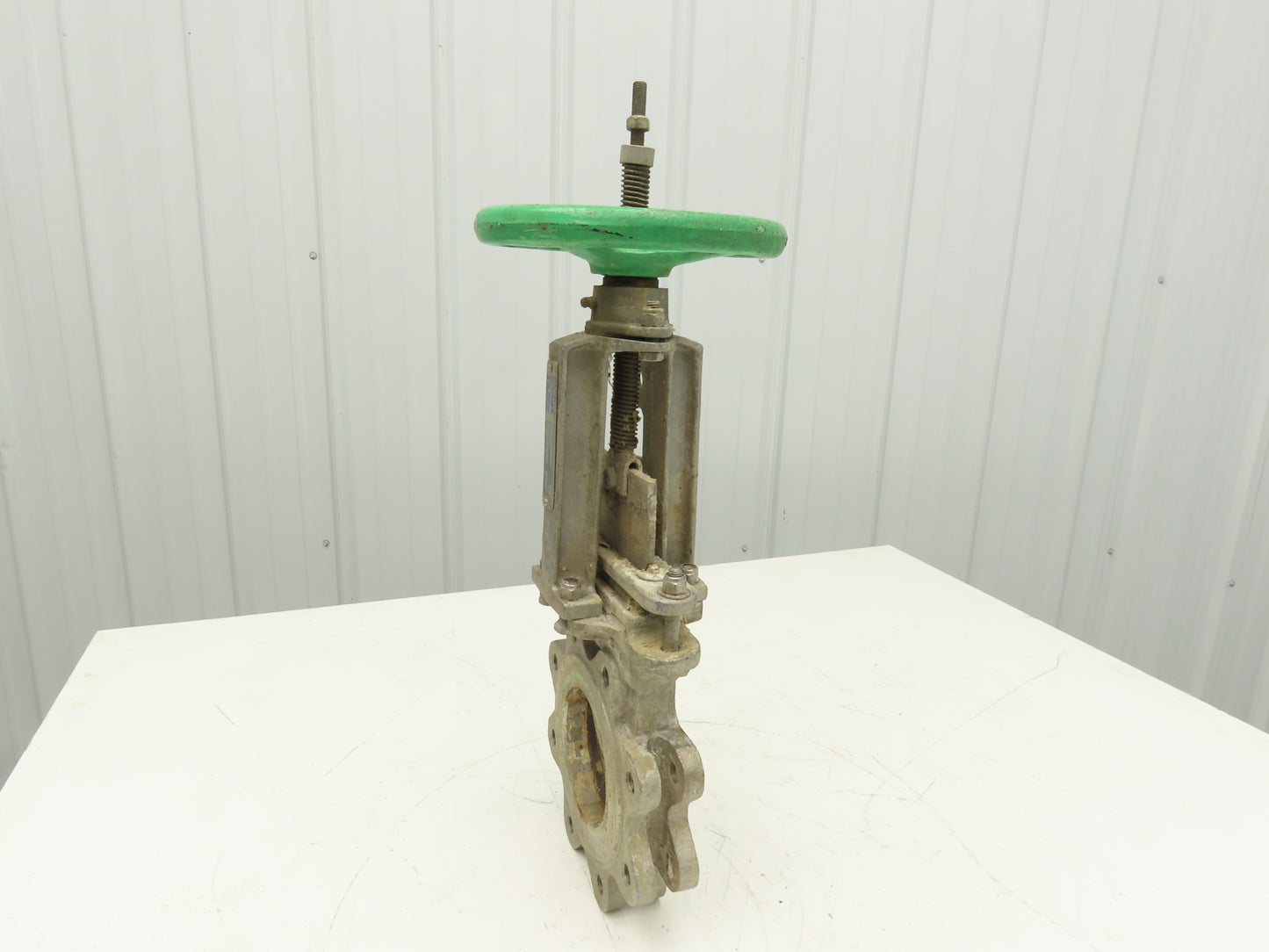 Tyco Rovalve S17D04-MH-X 4" Stainless Knife Gate Valve Rising Stem 150 PSI