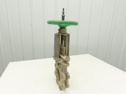 Tyco Rovalve S17D04-MH-X 4" Stainless Knife Gate Valve Rising Stem 150 PSI