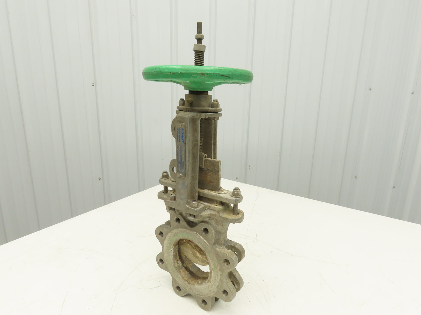 Tyco Rovalve S17D04-MH-X 4" Stainless Knife Gate Valve Rising Stem 150 PSI