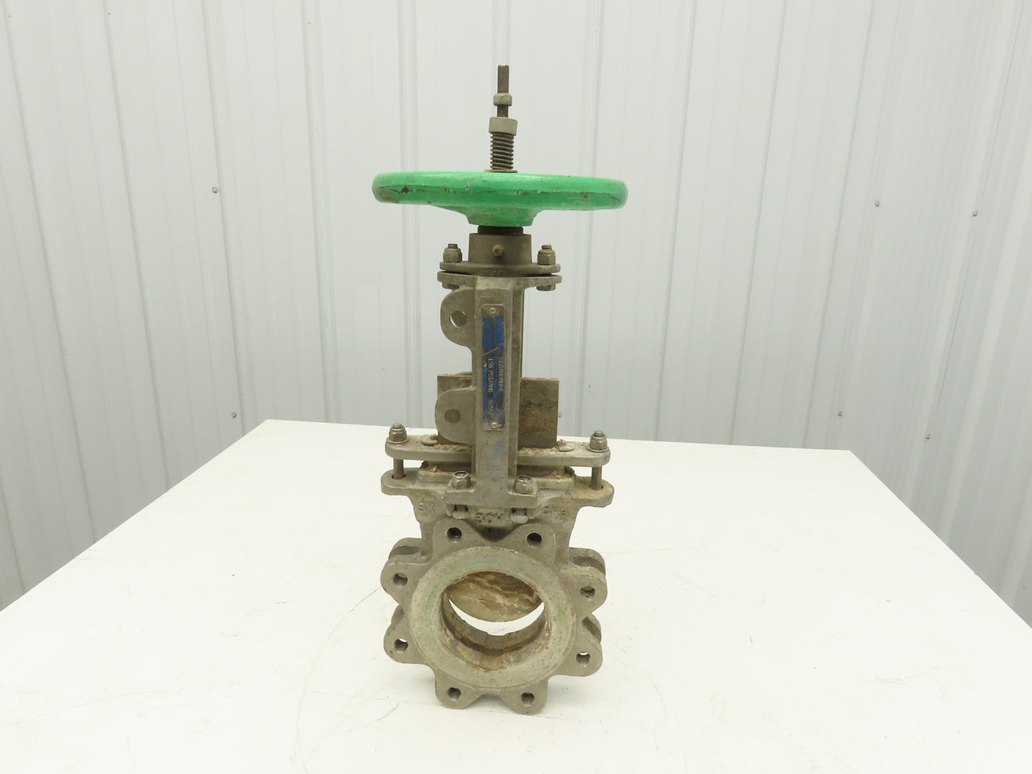 Tyco Rovalve S17D04-MH-X 4" Stainless Knife Gate Valve Rising Stem 150 PSI