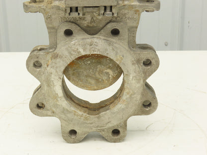 Tyco Rovalve S17D04-MH-X 4" Stainless Knife Gate Valve Rising Stem 150 PSI