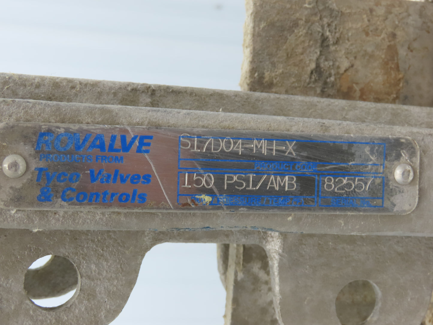 Tyco Rovalve S17D04-MH-X 4" Stainless Knife Gate Valve Rising Stem 150 PSI