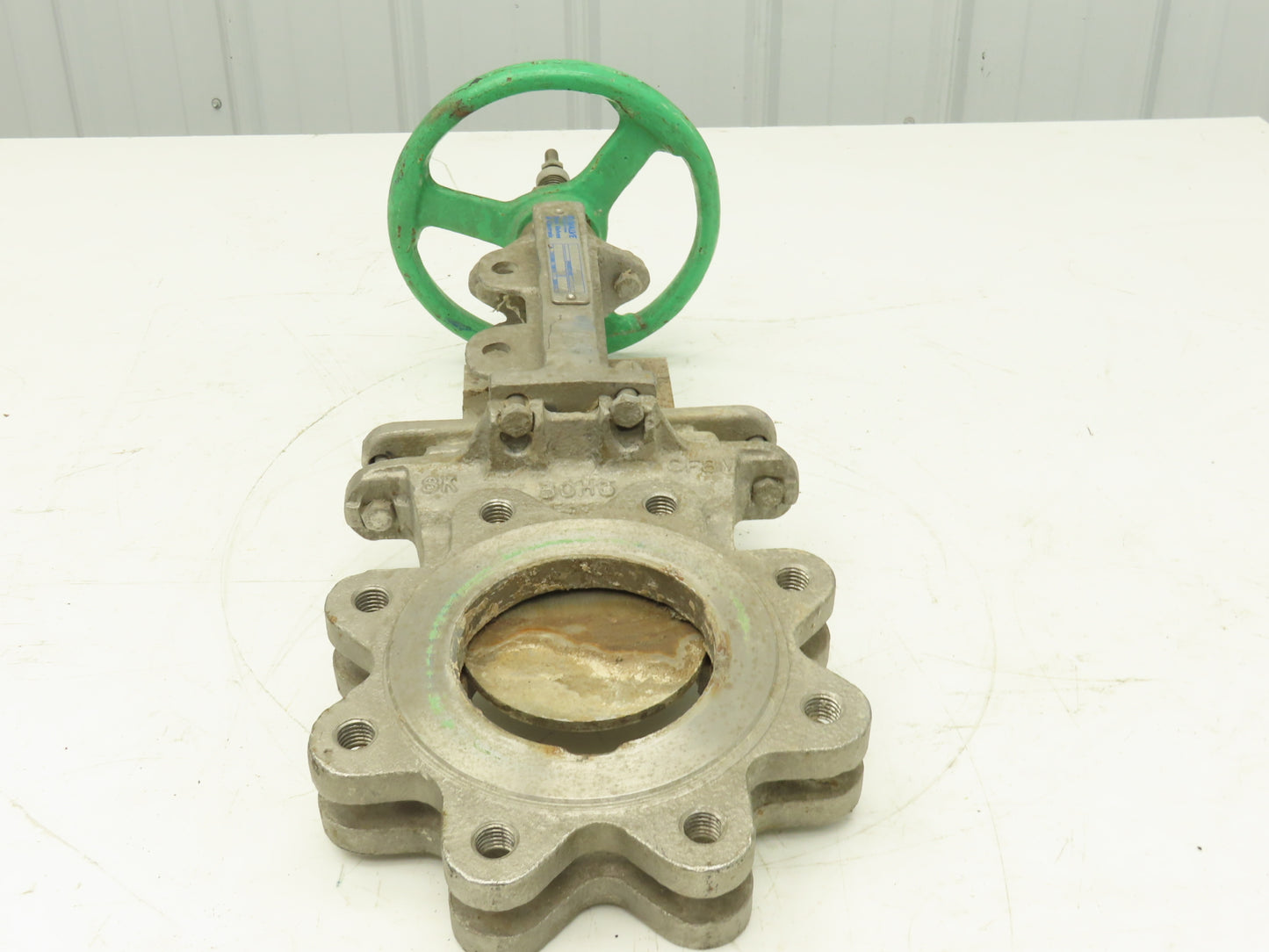 Tyco Rovalve S17D04-MH-X 4" Stainless Knife Gate Valve Rising Stem 150 PSI