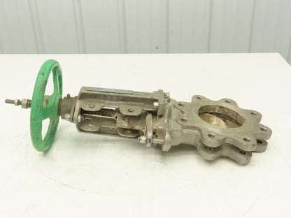 Tyco Rovalve S17D04-MH-X 4" Stainless Knife Gate Valve Rising Stem 150 PSI