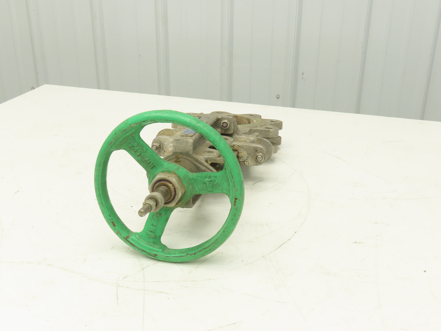 Tyco Rovalve S17D04-MH-X 4" Stainless Knife Gate Valve Rising Stem 150 PSI