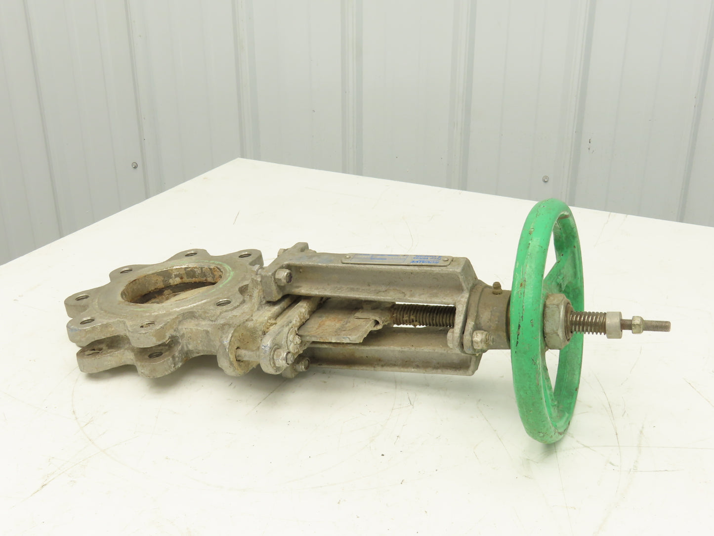 Tyco Rovalve S17D04-MH-X 4" Stainless Knife Gate Valve Rising Stem 150 PSI