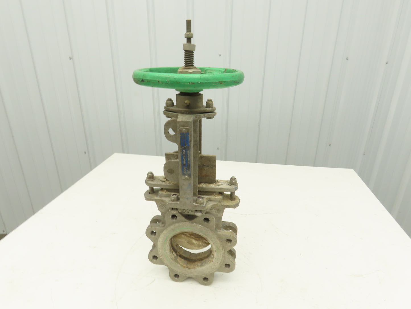 Tyco Rovalve S17D04-MH-X 4" Stainless Knife Gate Valve Rising Stem 150 PSI