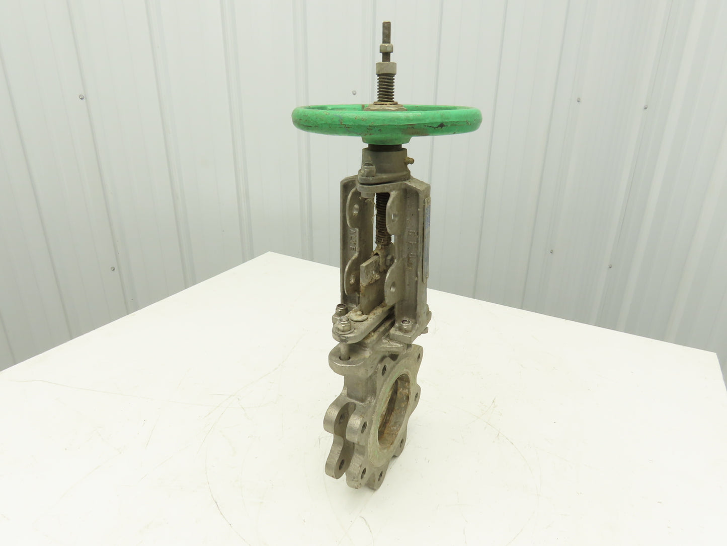 Tyco Rovalve S17D04-MH-X 4" Stainless Knife Gate Valve Rising Stem 150 PSI