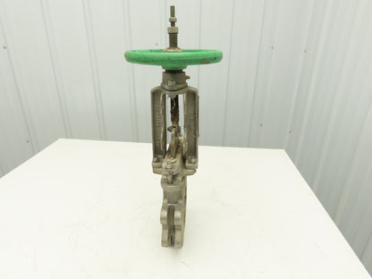 Tyco Rovalve S17D04-MH-X 4" Stainless Knife Gate Valve Rising Stem 150 PSI