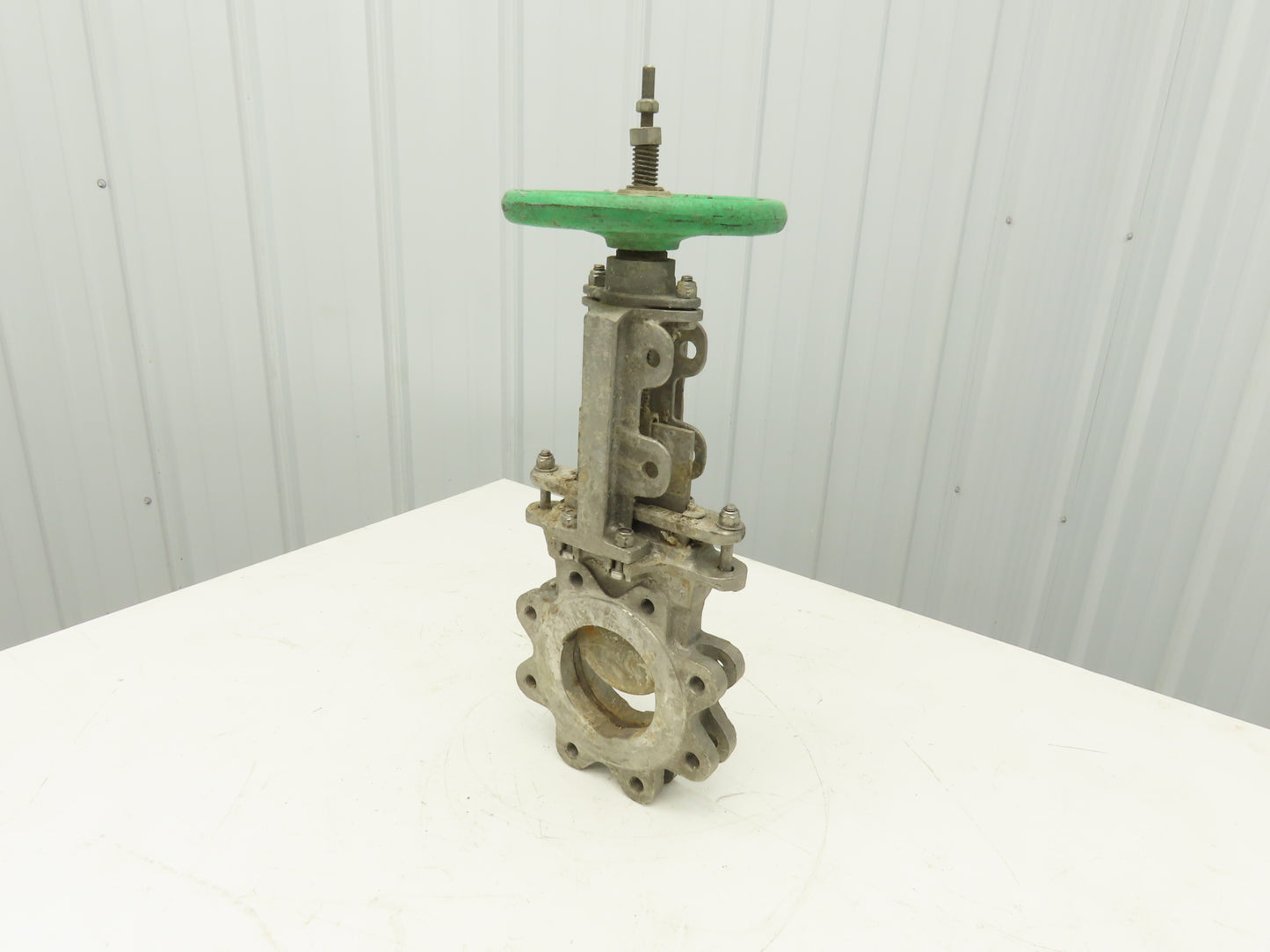 Tyco Rovalve S17D04-MH-X 4" Stainless Knife Gate Valve Rising Stem 150 PSI