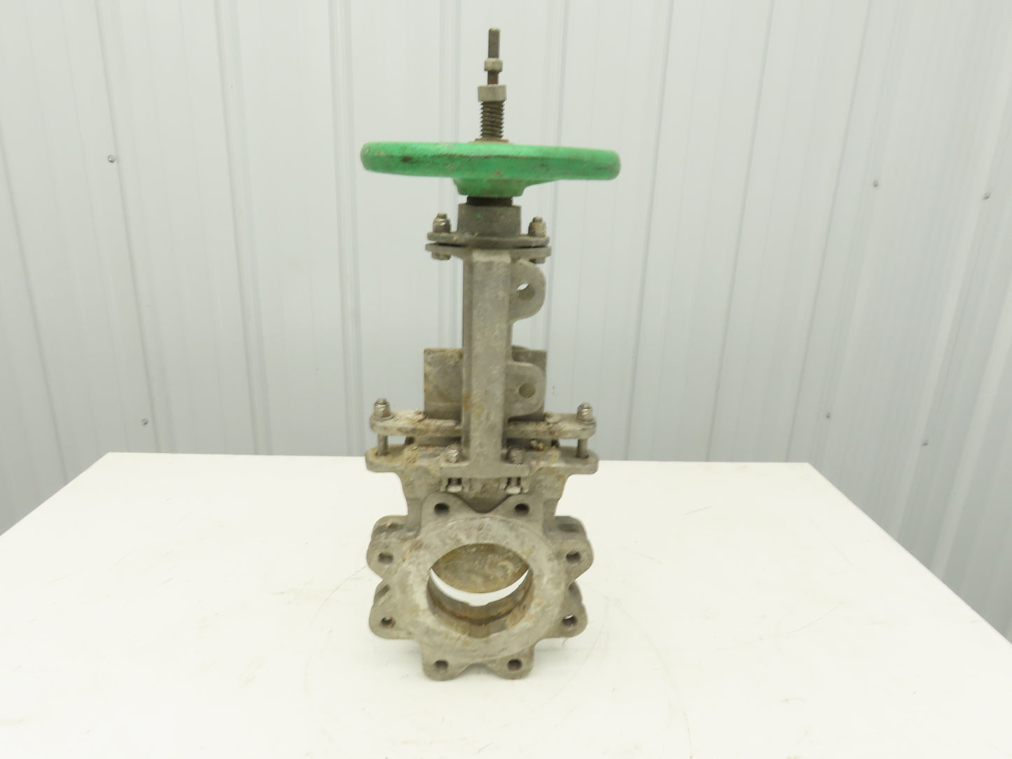 Tyco Rovalve S17D04-MH-X 4" Stainless Knife Gate Valve Rising Stem 150 PSI