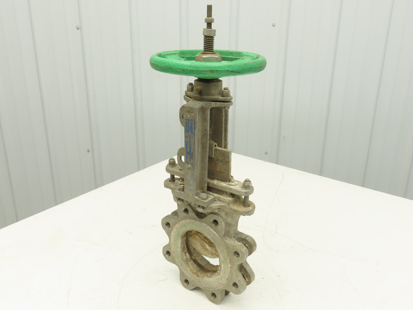 Tyco Rovalve S17D04-MH-X 4" Stainless Knife Gate Valve Rising Stem 150 PSI