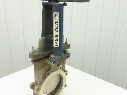 ITT Fabri-Valve C67R304  8" Stainless Knife Gate Valve Rising Stem 150 CWP