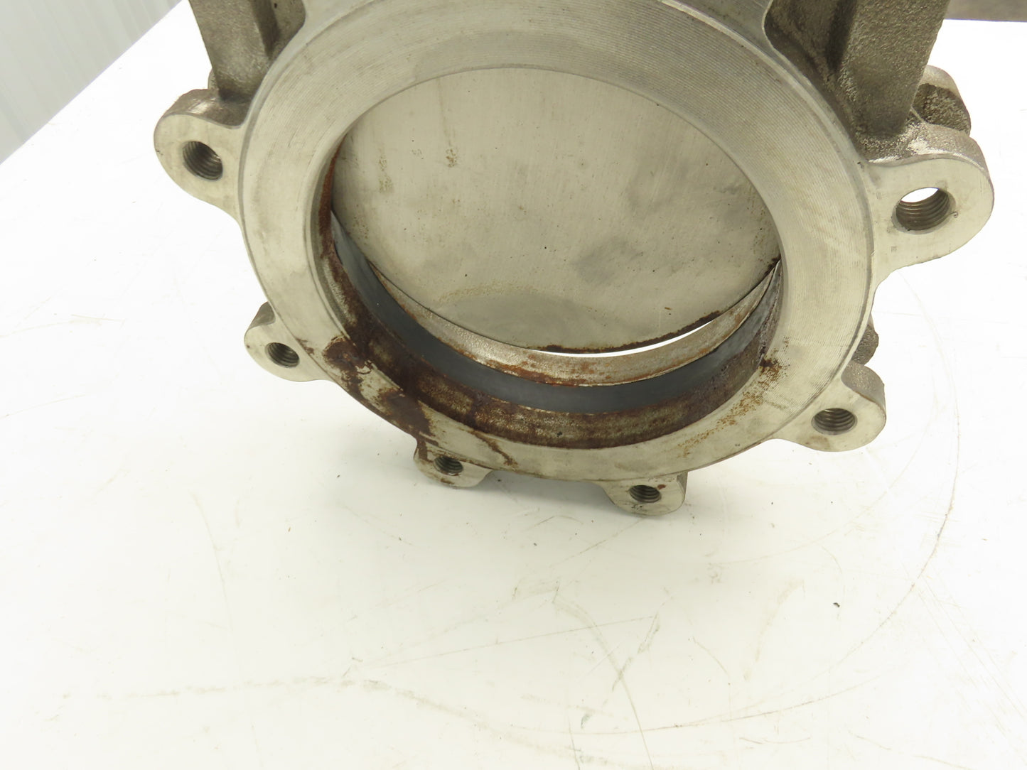 ITT Fabri-Valve C67R304  8" Stainless Knife Gate Valve Rising Stem 150 CWP