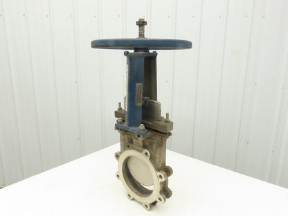 ITT Fabri-Valve C67R304  8" Stainless Knife Gate Valve Rising Stem 150 CWP