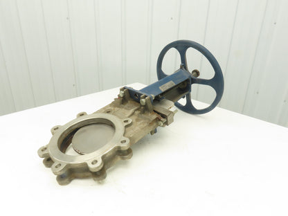 ITT Fabri-Valve C67R304  8" Stainless Knife Gate Valve Rising Stem 150 CWP