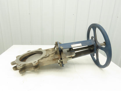 ITT Fabri-Valve C67R304  8" Stainless Knife Gate Valve Rising Stem 150 CWP