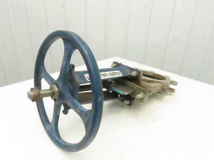 ITT Fabri-Valve C67R304  8" Stainless Knife Gate Valve Rising Stem 150 CWP