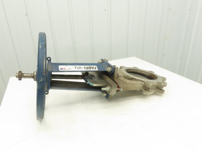 ITT Fabri-Valve C67R304  8" Stainless Knife Gate Valve Rising Stem 150 CWP
