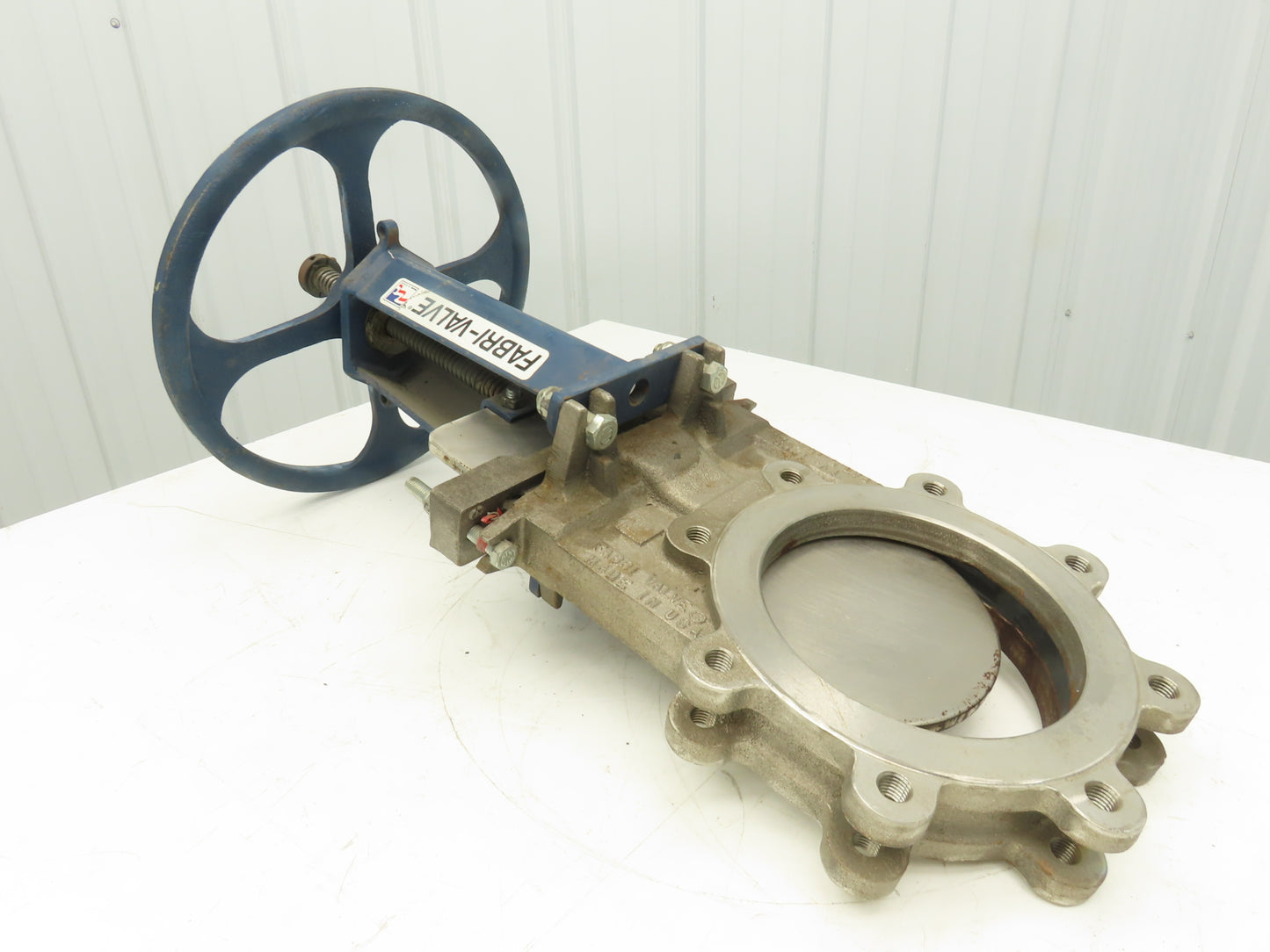 ITT Fabri-Valve C67R304  8" Stainless Knife Gate Valve Rising Stem 150 CWP