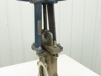 ITT Fabri-Valve C67R304  8" Stainless Knife Gate Valve Rising Stem 150 CWP