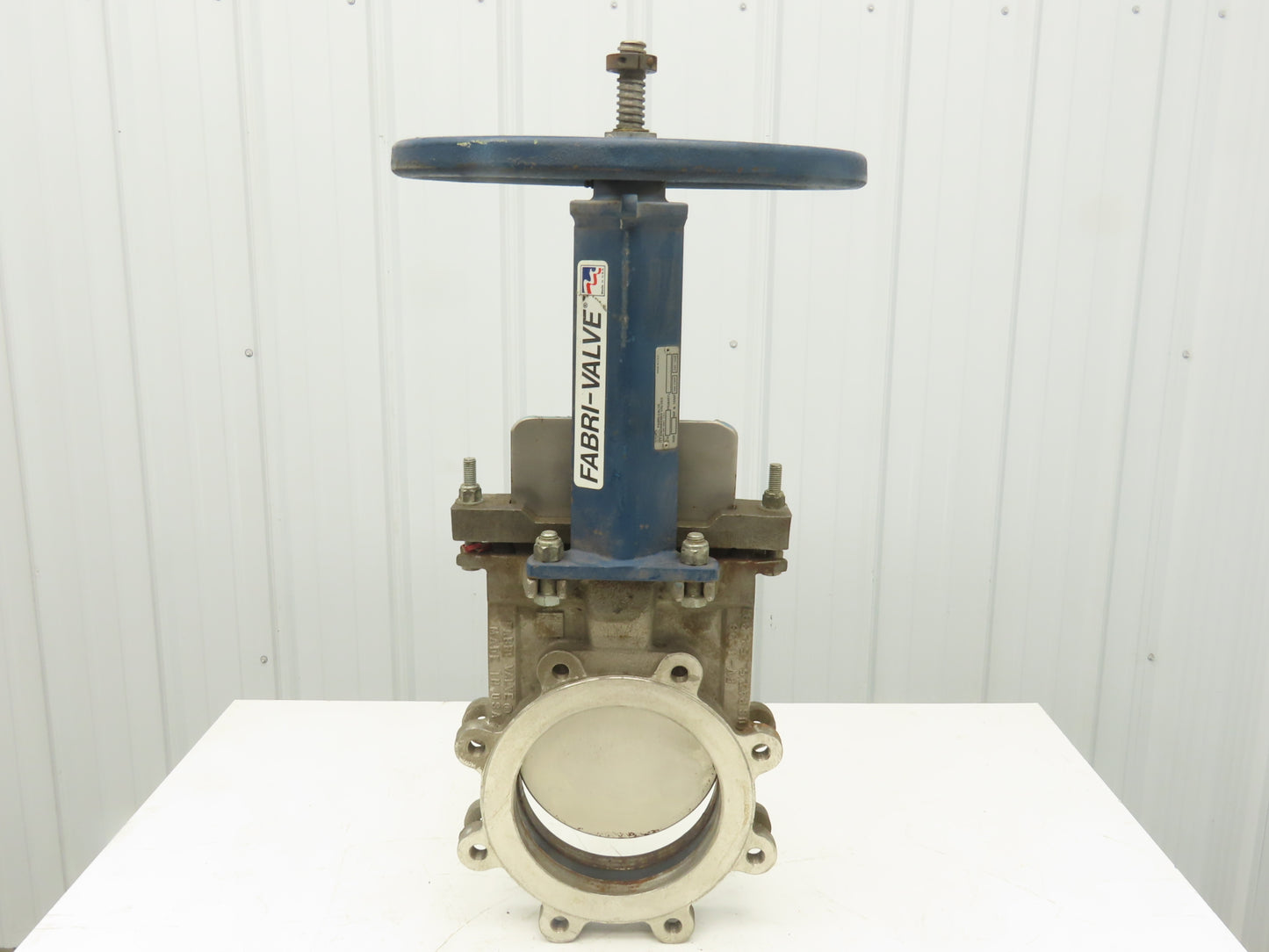 ITT Fabri-Valve C67R304  8" Stainless Knife Gate Valve Rising Stem 150 CWP