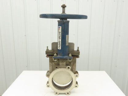 ITT Fabri-Valve C67R304  8" Stainless Knife Gate Valve Rising Stem 150 CWP