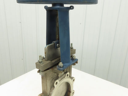 ITT Fabri-Valve C67R304  8" Stainless Knife Gate Valve Rising Stem 150 CWP