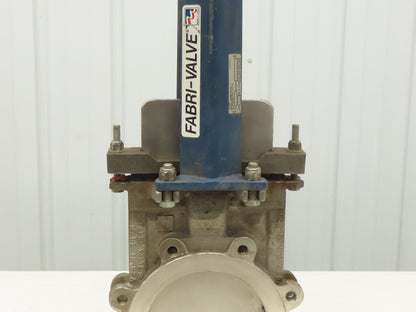 ITT Fabri-Valve C67R304  8" Stainless Knife Gate Valve Rising Stem 150 CWP