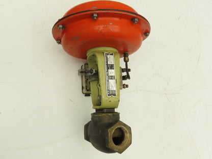 HD Baumann 54-24 588 Pneumatic Diaphragm Actuator 1-1/2"NPT Bronze Globe Valve