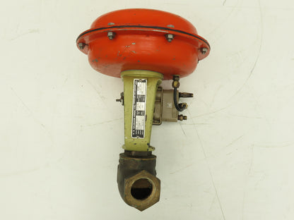 HD Baumann 54-24 588 Pneumatic Diaphragm Actuator 1-1/2"NPT Bronze Globe Valve