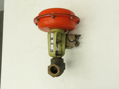 HD Baumann 54-24 588 Pneumatic Diaphragm Actuator 1-1/2"NPT Bronze Globe Valve