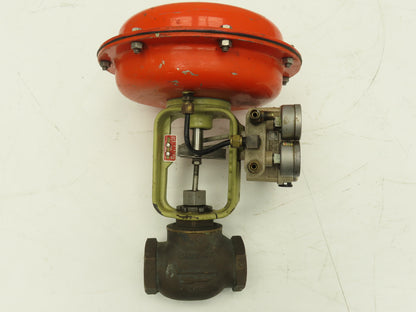 HD Baumann 54-24 588 Pneumatic Diaphragm Actuator 1-1/2"NPT Bronze Globe Valve