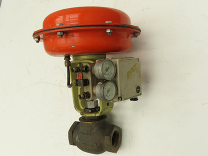 HD Baumann 54-24 588 Pneumatic Diaphragm Actuator 1-1/2"NPT Bronze Globe Valve